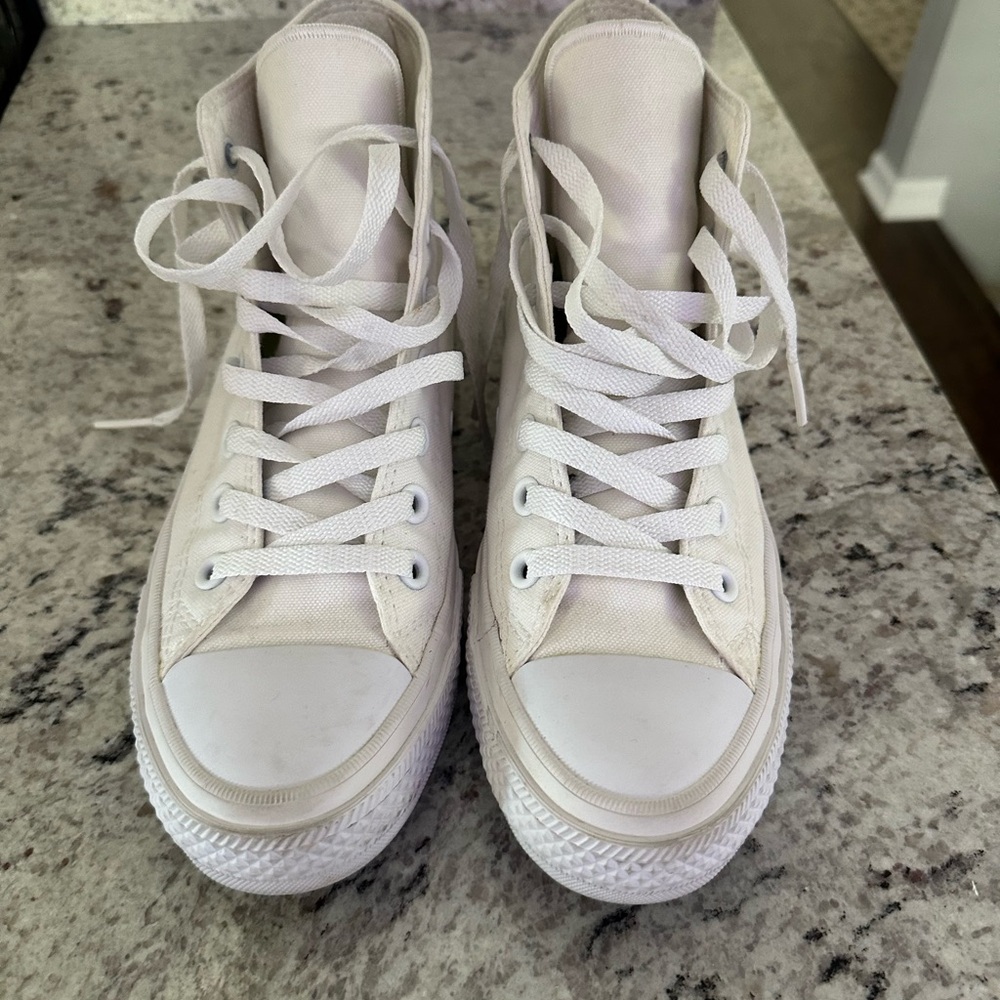 Limited Edition Chuck Taylor II Stylish White High-Top Sneakers